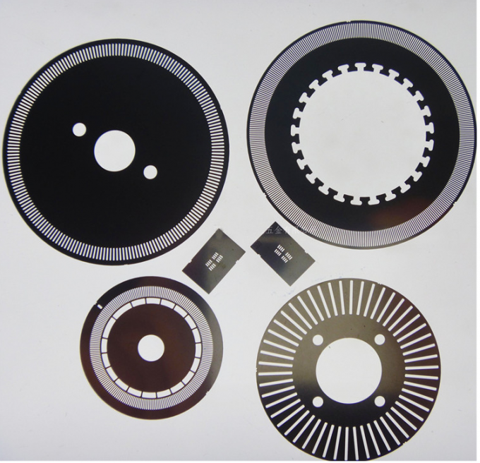 0.1 - 2.0mm Thickness Precision Rotary Encoder Disc For Auto Industry
