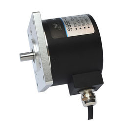 Flange 65×65mm Industrial Rotary Encoder , Solid Shaft Reflective Optical Encoder