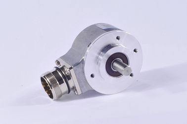 Solid Shaft Single Turn Absolute Encoder SJ50 Agray Code Angle Output CW Direction DC 5V