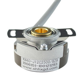 Hollow Shaft Cone Hole Miniature Rotary Encoder 5000 Ppr Taper Shaft 9.54mm 8 Poles KN40
