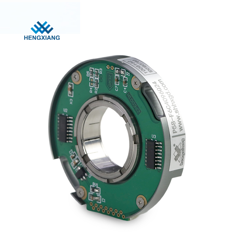 2500 / 8 Ppr Incremental Rotary Encoder Single Bearing Extra Thin Through Hole