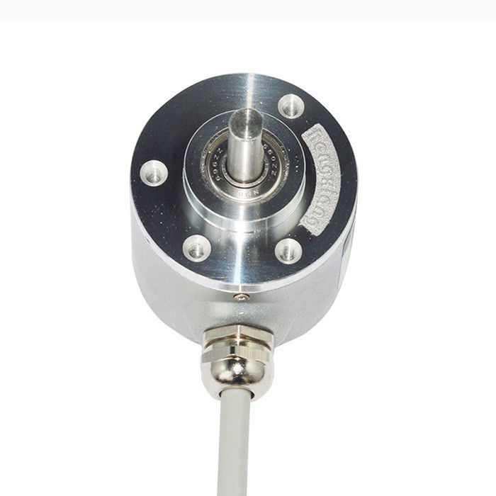 2500 pulse External Diameter 38mm Optical Rotary Encoders 6mm Shaft Speed 8000 Rev / Min S38 Encoder OEW2-25-2HC encoder