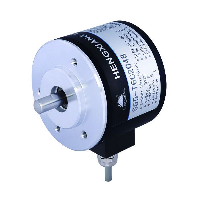 Solid Shaft Incremental Optical Rotary Encoders S65 512 Resolution IP65 For Sensor