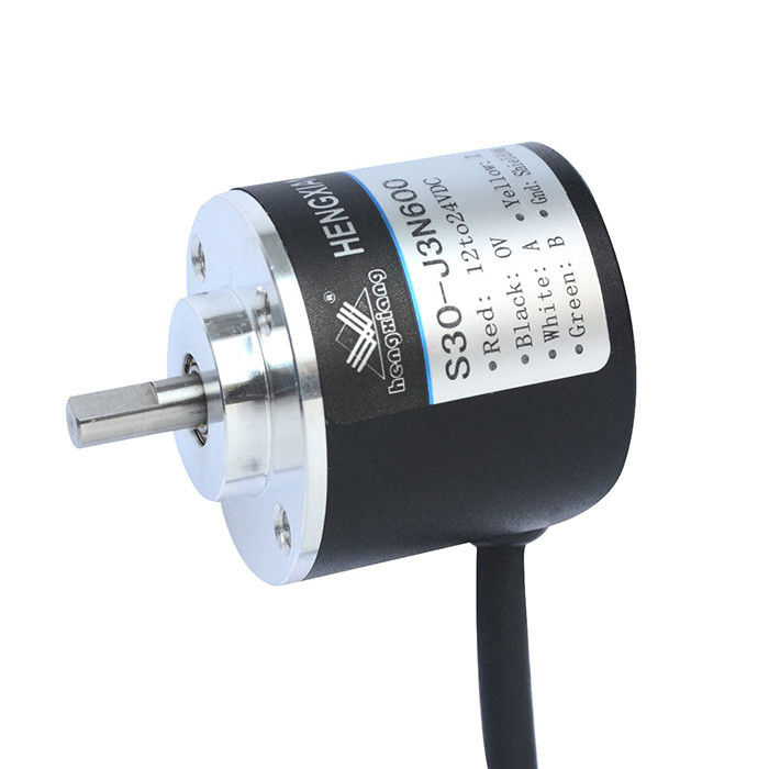 Lightweight Solid Shaft Encoder 4mm Axial Length 250 pulse CNC Optical Encoder OSS-025-2HC encoder NPN open collector