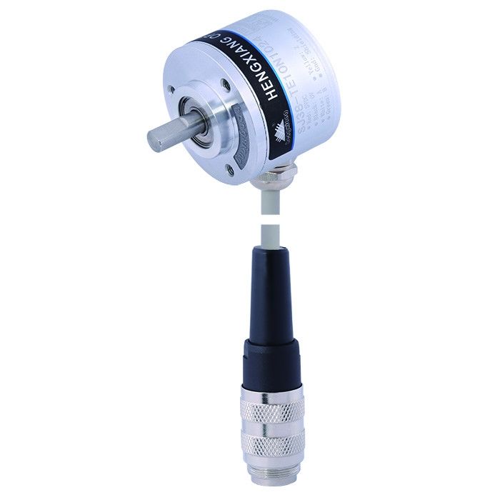 8mm Solid Shaft Absolute Optical Encoder External Diameter 51mm 4096 Steps Per Turn