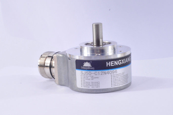 EP50S8 Solid Shaft Encoder , SJ50 Absolute Rotary Encoder Single Turn Gray Code Output