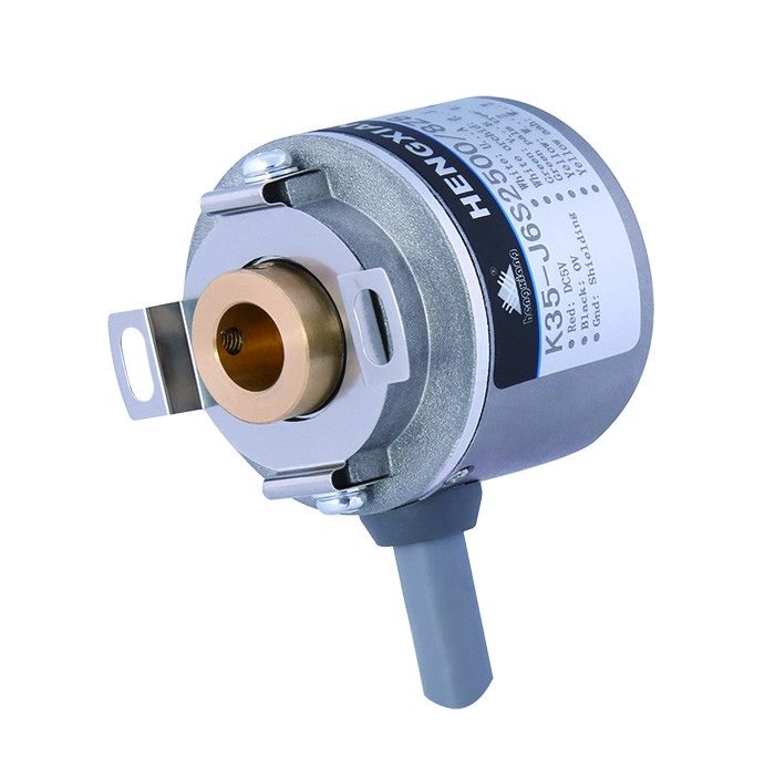 External Diameter 35mm Miniature Rotary Encoder K35 Blind Hole 8mm 40mm Leaf Spring