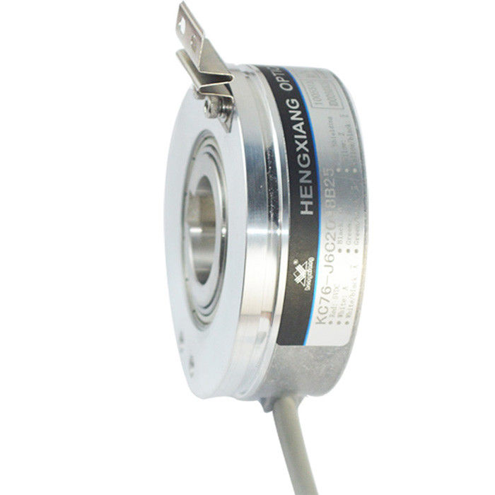 Through Hole Optical Shaft Encoder , KC76 Keyway Stainless Steel Encoder