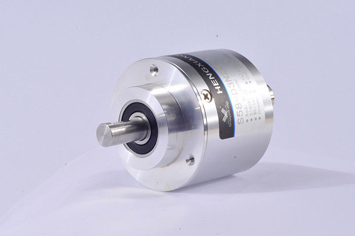 S58 Quadrature Rotary Encoder Solid Shaft Encoder Complementary Output With Alarm / Sensing