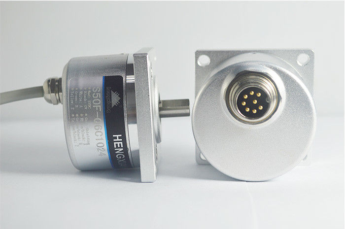 5000 Resolution Pulse 4096 Encoder , S50F Optical Quadrature Encoder With Flange