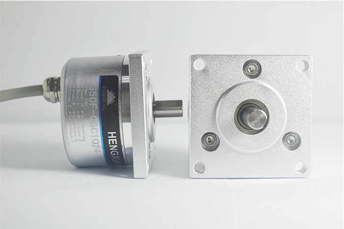 5000 Resolution Pulse 4096 Encoder , S50F Optical Quadrature Encoder With Flange