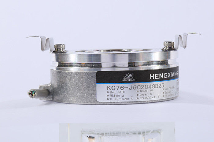 KC76 Through Hole Encoder 3000 Counts Per Resolution 350g Hollow Shaft 25mm With Keyway