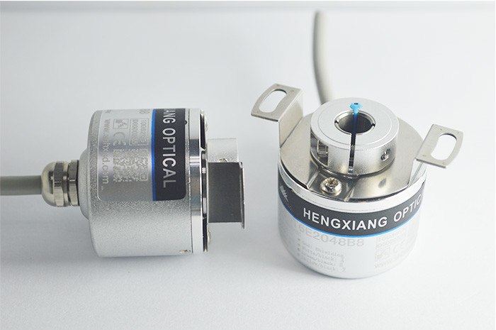 K38 NPN Rotary Hollow Shaft Incremental Encoders For Sew Machine Open Collector Circuit