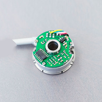 35mm Mini Incremental Rotary Encoder Hollow Shaft UVW Signal Servo Motor Robotic