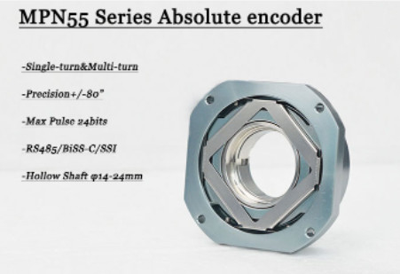 MPN55 Multi Turn Hollow Shaft Absolute Encoder Parallel 24 Bits