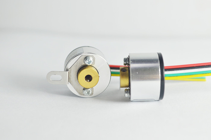 K18 Hollow Shaft Electric Motor Encoder , A Phase Small Rotary Encoder