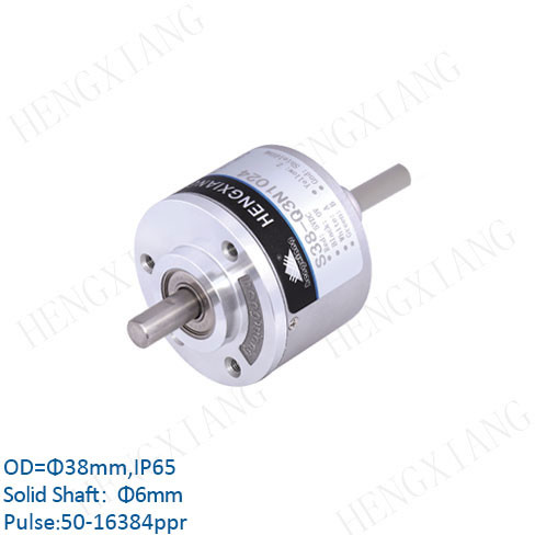 S38 Incremental Rotary Encoder For Optical Waveguide Tester 1000ppr Push Pull